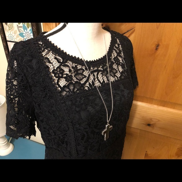 Blouse Blanche Skies Are Blue Taille S - Dentelle, Manches 3/4 - Occasion Très Bon état